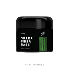 SILLER Fiber Base, 30 ml, Укріплююча база з волокнами, прозора #2
