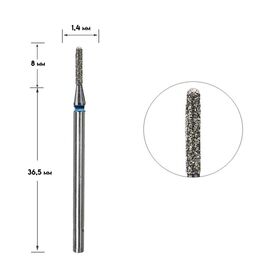 STALEKS Фреза алмазна "ЦИЛІНДР ЗАОКРУГЛЕНИЙ" синя, Ø 1.4 mm #2