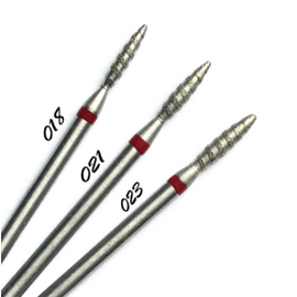 Фреза алмазна "ТОРНАДО" червона, Ø 1.8 mm, безпечна #2