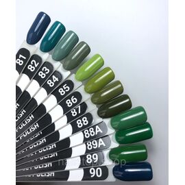 SILLER Gel Polish №84 DUSTY GREEN, припилений зелений, 8 ml, гель-лак #2