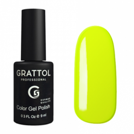 Гель-лак Grattol, Color Gel Polish Lemon 036, сочный лимон, 9 мл #1