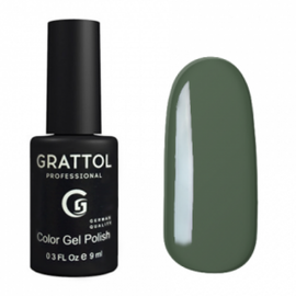 Гель-лак Grattol, Color Gel Polish Green Gray 059, зеленый мох, 9 мл #1
