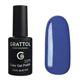 GRATTOL Gel Polish Cobalt 006, синій кобальт, 9 ml, гель-лак #1