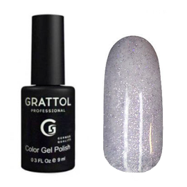 Гель-лак Grattol Color Gel Polish LS Onyx 26, серебряный оникс, 9 мл #1