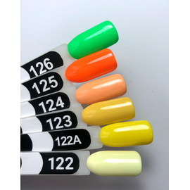 SILLER Gel Polish №123 RIPE BANANA, спілий банан, 8 ml, гель-лак #2