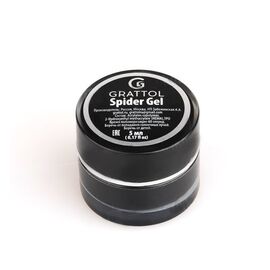 Гель-паутинка Grattol белая, Spider Gel White #1