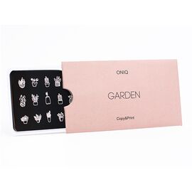 ONIQ Пластина для стемпінгу Echo: Garden #1 #2