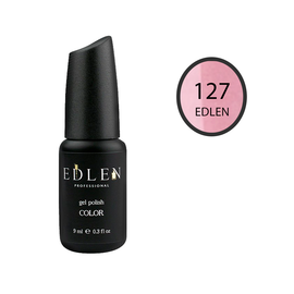 EDLEN Гель-лак №127, блідо-рожевий з шимером, 9 ml (попередня колекція) #1