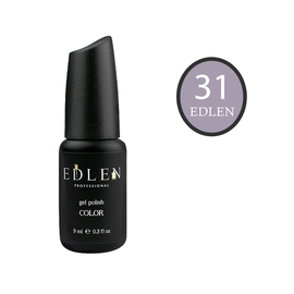 EDLEN Гель-лак № 31, серый с лиловым подтоном, 9 ml #1