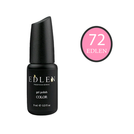 EDLEN Гель-лак №72, ніжно-рожевий, 9 ml (попередня колекція) #1