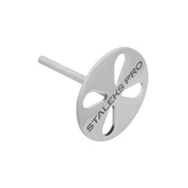 STALEKS. Pododisc L, Ø25 mm, у комплекті зі змінними файлами 180 грит (5 шт). Диск педикюрний, металевий #2