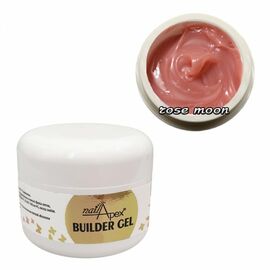 NAILAPEX Builder gel-jelly Rose Moon, 30 g, Моделюючий гель-желе кремової текстури, рожево-бежевий #1