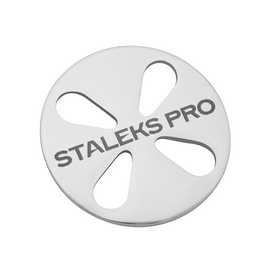 STALEKS. Pododisc S, Ø15 mm, у комплекті зі змінними файлами 180 грит (5 шт). Диск педикюрний, металевий #2
