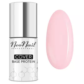 NEONAIL Cover Base Protein, Nude Rose, 7.2 ml, база камуфлююча #1