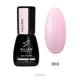 Гель-лак Siller №003, розовый лед, 8 мл #1