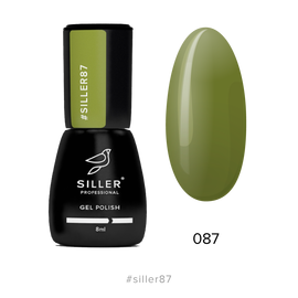 Гель-лак Siller №087, оливковый, 8 мл #1