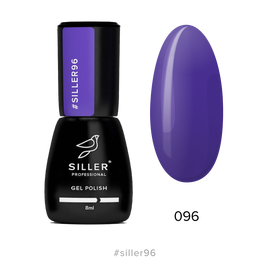 Гель-лак Siller №096, темно-фиолетовый, 8 мл #1