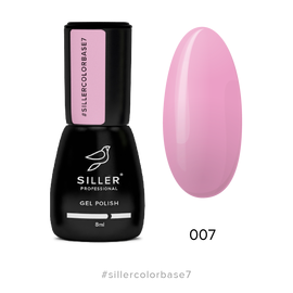 SILLER Color Base №7, світло-рожева, 8 ml #1