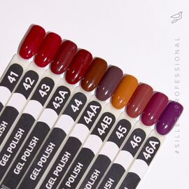 SILLER Gel Polish №46A PLUM, сливовий, 8 ml, гель-лак #2
