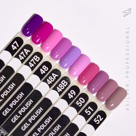 SILLER Gel Polish №51 DUSTY ROSE, припилена троянда, 8 ml, гель-лак #2