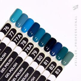 SILLER Gel Polish №78 DARK BLUE, темно-синій, 8 ml, гель-лак #2