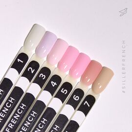SILLER Gel Polish French №3, світло-рожевий, 8 ml, гель-лак #2