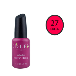 EDLEN Цветная база Color Base № 27 Маджента, 17 ml #1