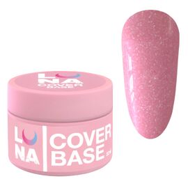 LUNA Cover BASE #16, PINK with SHIMMER, 30 ml #1