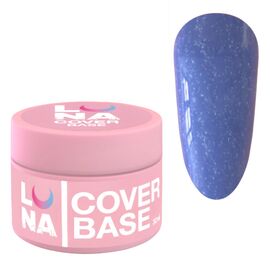 LUNA Cover BASE #12, BLUE-VIOLET with SHIMMER, 30 ml #1