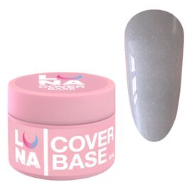 LUNA Cover BASE #17, GREY with SHIMMER, 30 ml #1