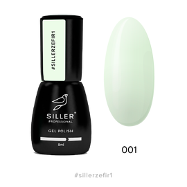 Гель-лак Siller Zefir  №001, оливковый пастельный, 8 мл #1
