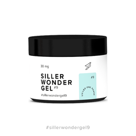 Строительный гель Siller One Phase Wonder Gel № 9, нежно-мятный, 30 ml #1