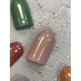 SILLER Gel Polish Gold Shine №3, рожевий нюд із золотим мікроблиском, 8 ml, гель-лак #2