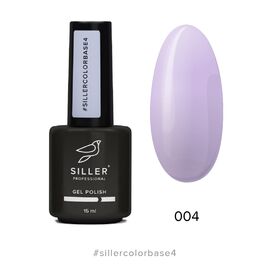 SILLER Color Base №4, ніжно-лілова, 15 ml #1