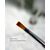 GaMa NEW Пензлик плоский видовжений для гелю, 11 mm (темно-сірий) #2