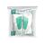 SHELLY. SET. Cream Socks for pedicure, 10 pcs. Набір кремових шкарпеток, 10 шт. #3