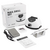 BUCOS. Nail drill "BUCOS X4 PRO", WHITE PEARL, 65W. Фрезер + 6 покращених фрез, 35 тисяч оборотів, реверс #8
