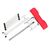 Teri. Pedicure stand for nail dust collector, red. Педикюрна підставка для настільних витяжок з червоним верхом (під замовлення) #6