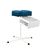 Teri. Pedicure stand for nail dust collector, blue. Педикюрна підставка для настільних витяжок з синім верхом (під замовлення) #3