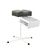 Teri. Pedicure stand for nail dust collector, graphite. Педикюрна підставка для настільних витяжок з графітовим верхом (під замовлення) #3