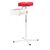 Teri. Pedicure stand for nail dust collector, red. Педикюрна підставка для настільних витяжок з червоним верхом (під замовлення) #2