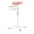 Teri. Pedicure stand for nail dust collector, light pink. Педикюрна підставка для настільних витяжок з світло-рожевим верхом (під замовлення) #2