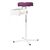 Teri. Pedicure stand for nail dust collector, purple. Педикюрна підставка для настільних витяжок з пурпурним верхом (під замовлення) #2