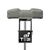 Teri. Pedicure stand for nail dust collector, graphite. Педикюрна підставка для настільних витяжок з графітовим верхом (під замовлення) #6