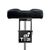 Teri. Pedicure stand for nail dust collector, black. Педикюрна підставка для настільних витяжок з чорним верхом (під замовлення) #5