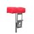 Teri. Pedicure stand for nail dust collector, red. Педикюрна підставка для настільних витяжок з червоним верхом (під замовлення) #4