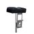 Teri. Pedicure stand for nail dust collector, black. Педикюрна підставка для настільних витяжок з чорним верхом (під замовлення) #4