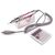 BUCOS. Nail drill "Bucos ZS-711", pink, 65W. Фрезер + 6 покращених фрез, 35 тисяч оборотів, реверс,  рожевий корпус #3