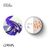 GA&MA. Simple builder gel, Stained glass #44 Amethyst, 15 ml, вітражний гель без опилу, Аметист #1
