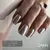 GA&MA. Mirror powder #005, Peach holographic, 0.3 g, Втирка Peach holographic #6